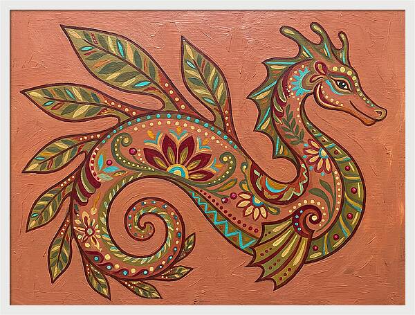 Sea Dragon Folk Art