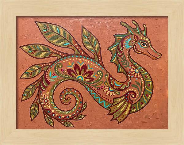 Sea Dragon Folk Art