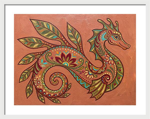 Sea Dragon Folk Art