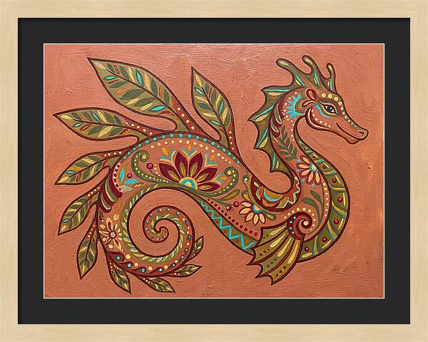 Sea Dragon Folk Art