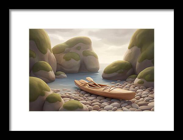 Sea Kayak On Pebble Beach