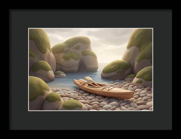 Sea Kayak On Pebble Beach