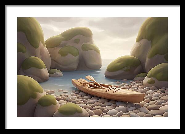 Sea Kayak On Pebble Beach