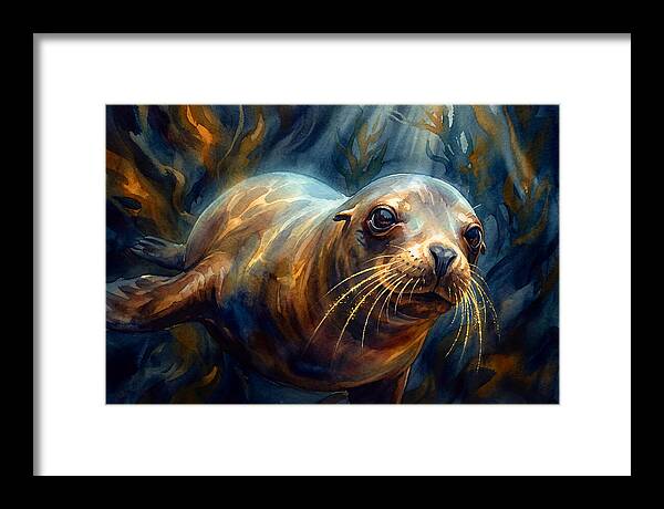 Sea Lion Underwater