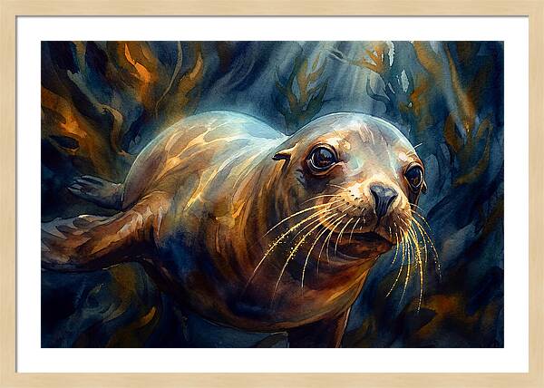 Sea Lion Underwater