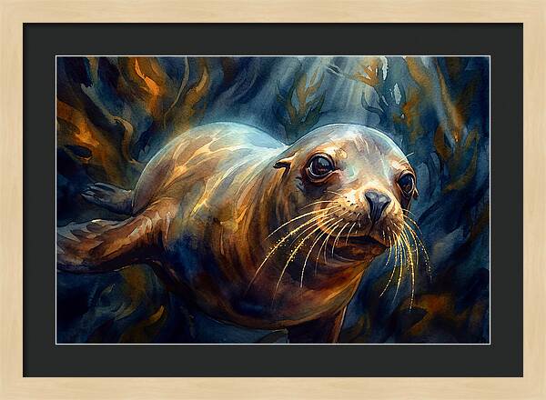 Sea Lion Underwater
