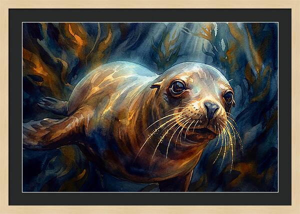 Sea Lion Underwater