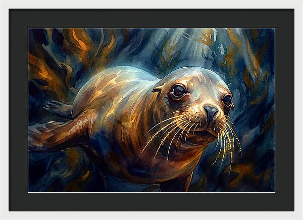 Sea Lion Underwater