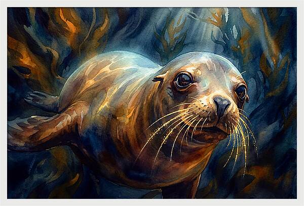 Sea Lion Underwater