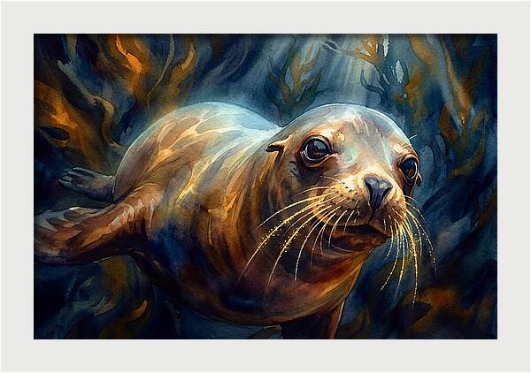 Sea Lion Underwater