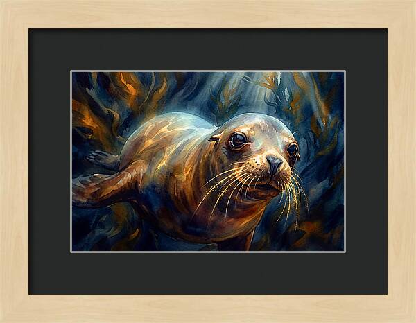 Sea Lion Underwater