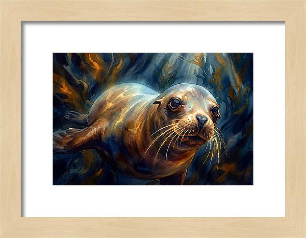 Sea Lion Underwater