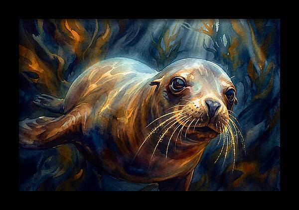 Sea Lion Underwater
