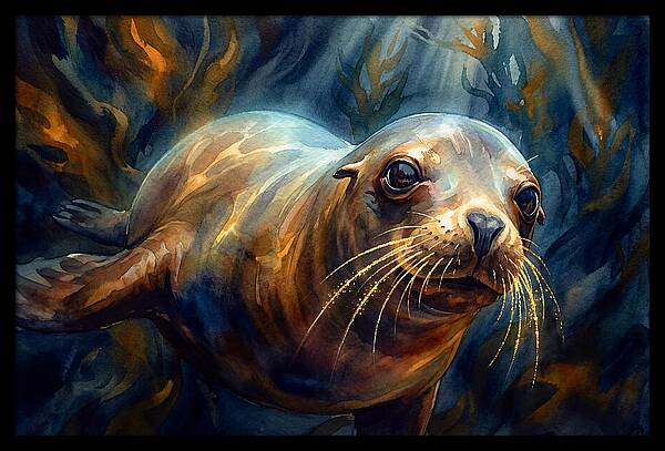 Sea Lion Underwater