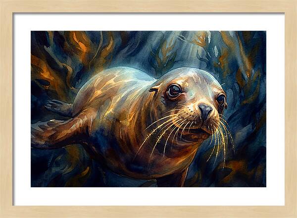 Sea Lion Underwater