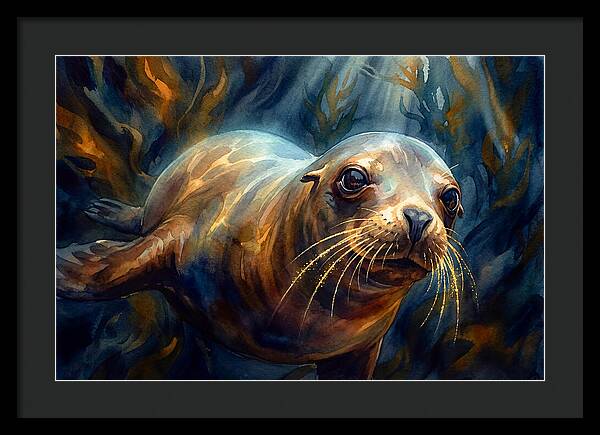 Sea Lion Underwater