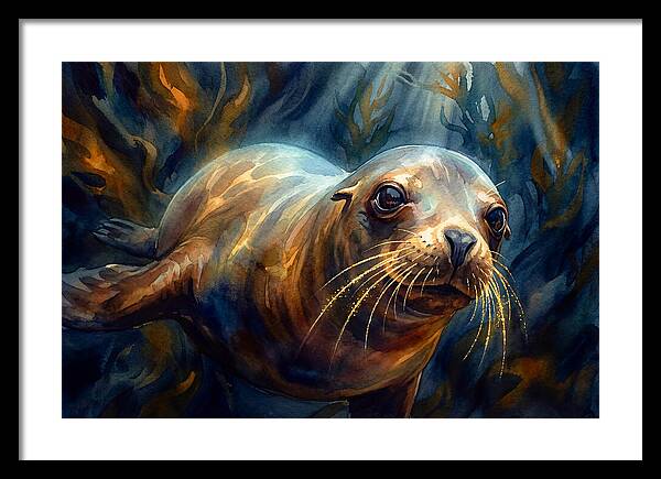 Sea Lion Underwater