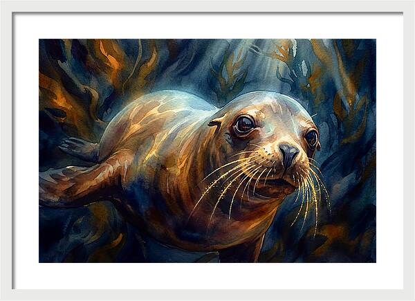 Sea Lion Underwater
