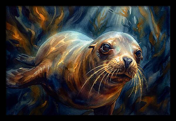 Sea Lion Underwater