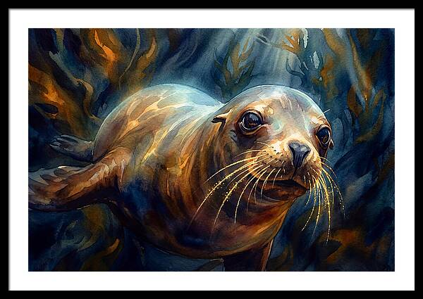 Sea Lion Underwater