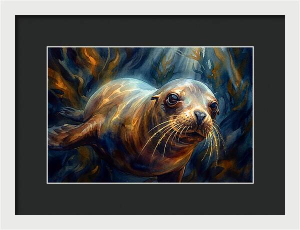 Sea Lion Underwater