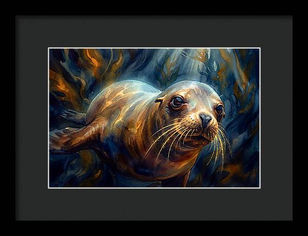 Sea Lion Underwater