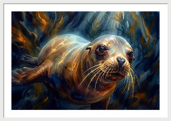 Sea Lion Underwater