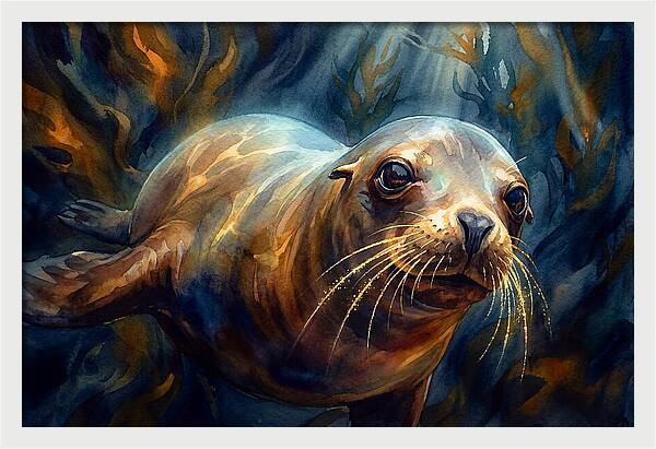 Sea Lion Underwater