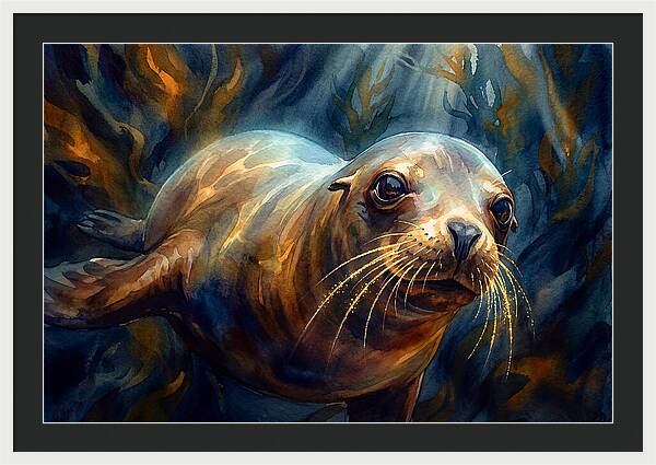 Sea Lion Underwater