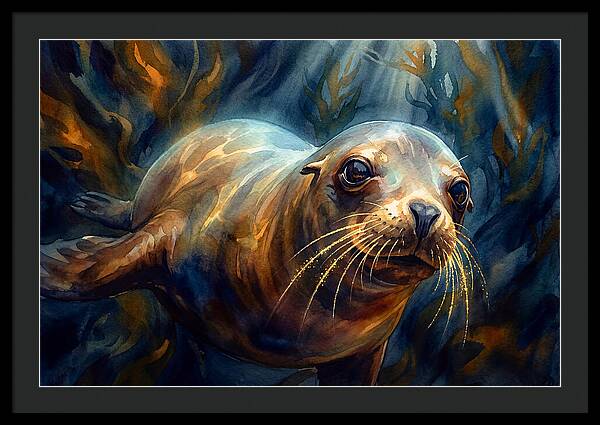 Sea Lion Underwater