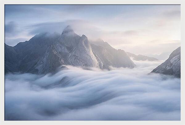 Sea Of Clouds Over Mounts