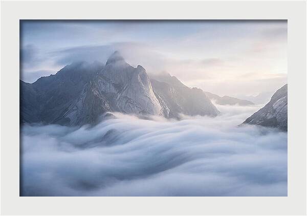 Sea Of Clouds Over Mounts