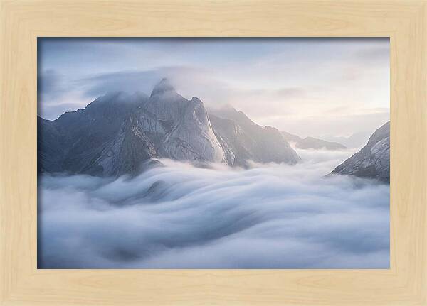 Sea Of Clouds Over Mounts