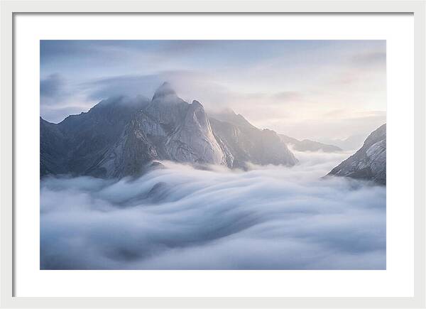 Sea Of Clouds Over Mounts