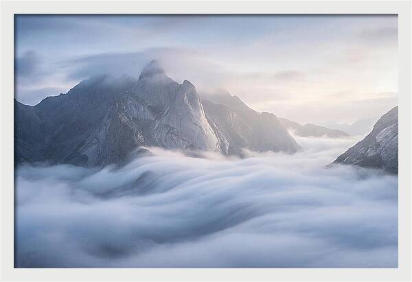Sea Of Clouds Over Mounts
