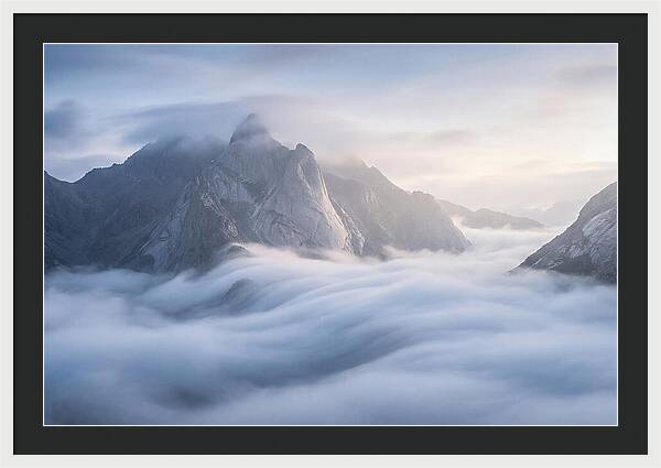 Sea Of Clouds Over Mounts