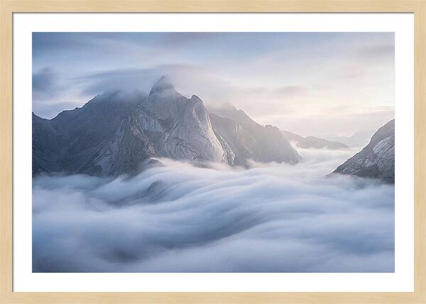 Sea Of Clouds Over Mounts