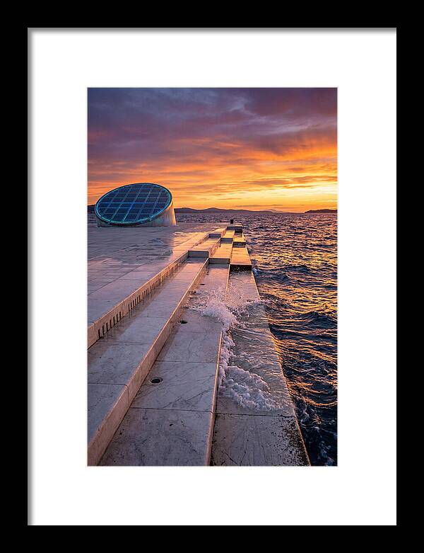 Sea Organ At Sunset
