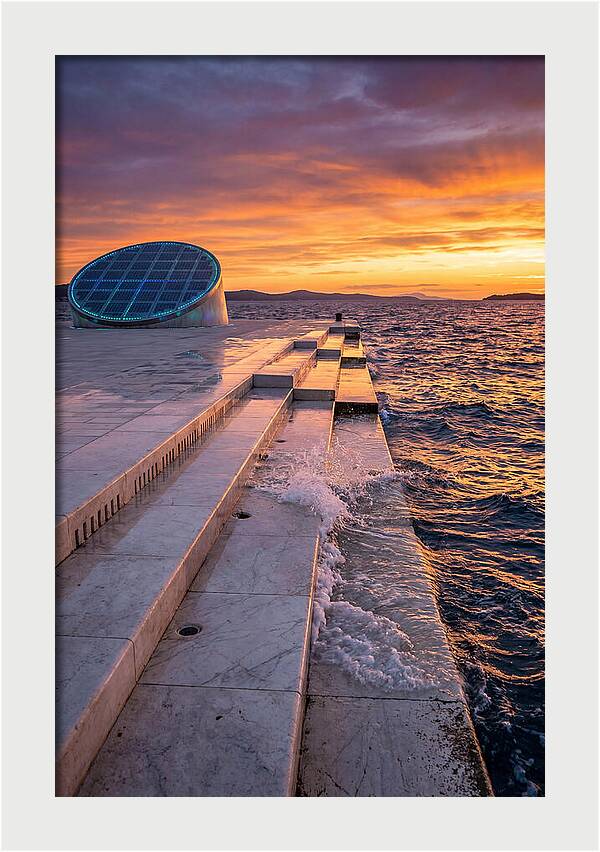 Sea Organ At Sunset