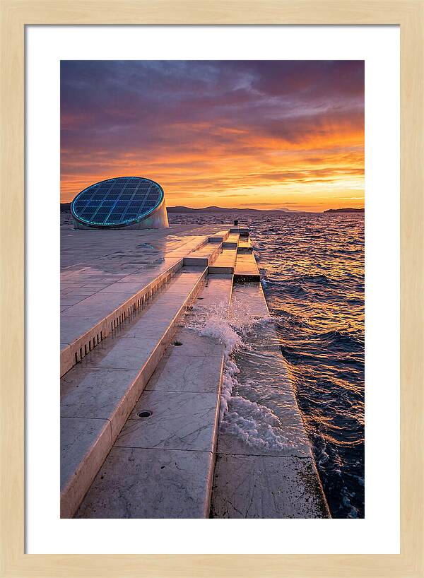 Sea Organ At Sunset