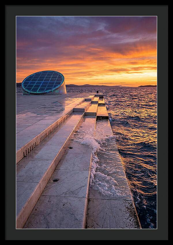 Sea Organ At Sunset