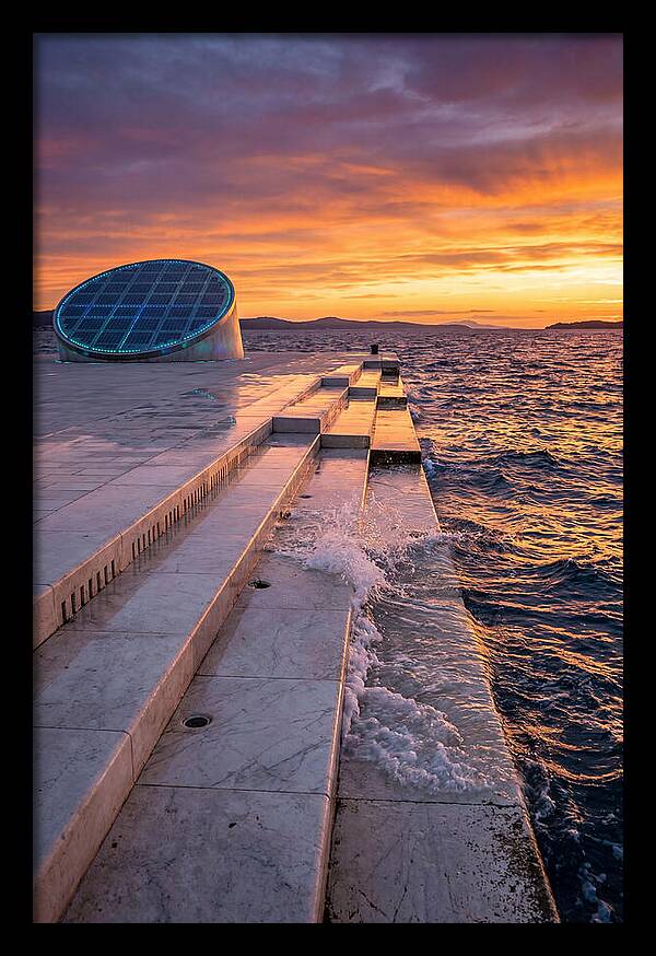 Sea Organ At Sunset