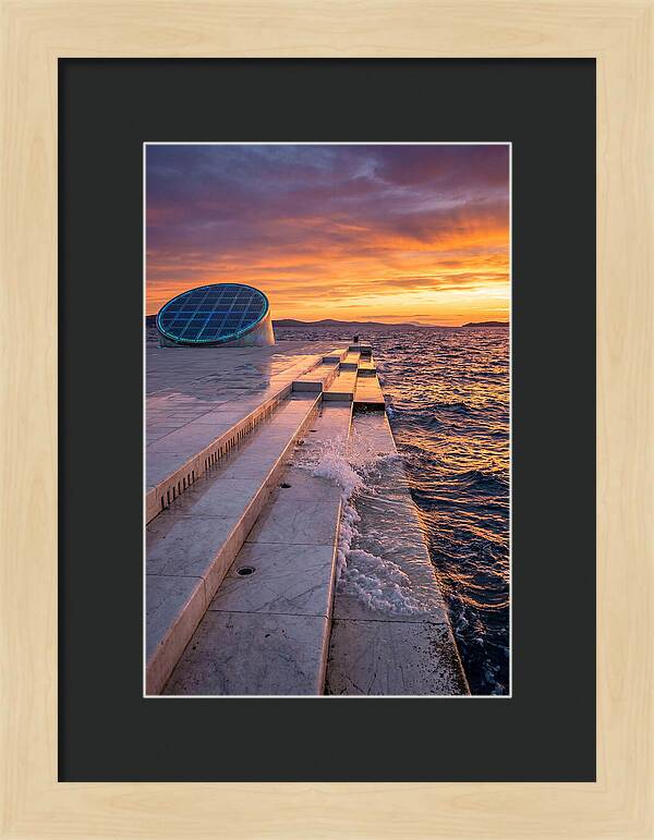Sea Organ At Sunset