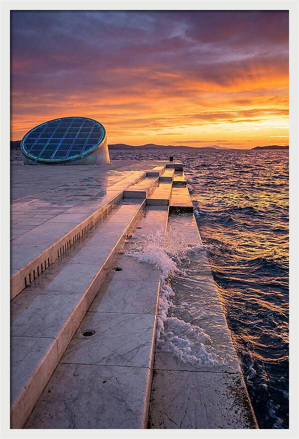 Sea Organ At Sunset