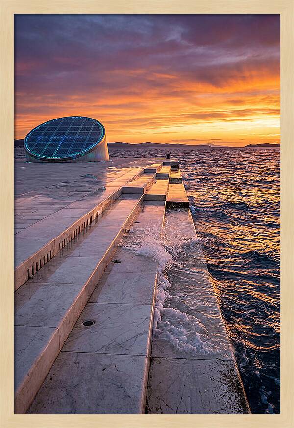 Sea Organ At Sunset