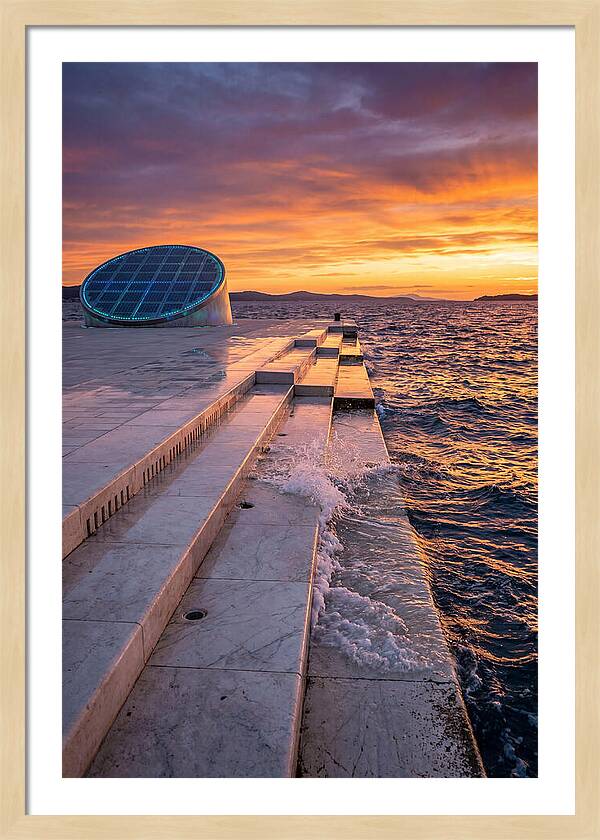 Sea Organ At Sunset