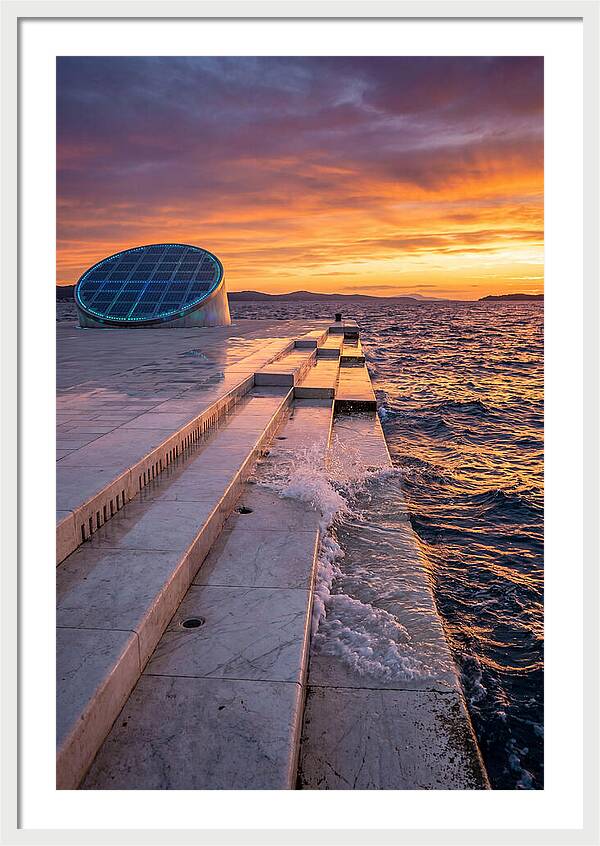 Sea Organ At Sunset