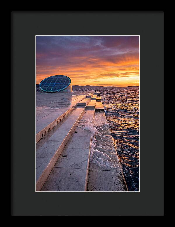 Sea Organ At Sunset