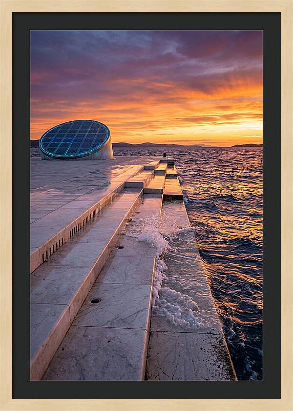 Sea Organ At Sunset