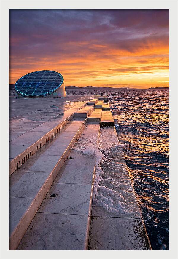 Sea Organ At Sunset